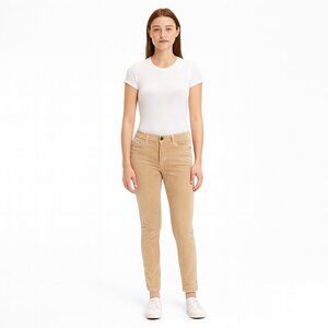 Current / Elliott Tan Beige Cream Corduroy Pants Jeans Skinny Size 29